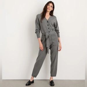 Alex Mill Merino Sweater Jumpsuit, Heather Grey, Medium, Brand New Never Worn